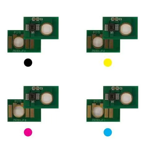 4x Toner Reset Chip Y/M/C/K für NRG MP C2003 C2503 841925 + 841929 ..31