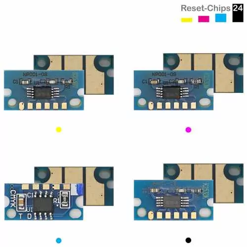 4x Trommel Reset Chip Y/M/C/K für DEVELOP ineo+ 200 203 253 353 355