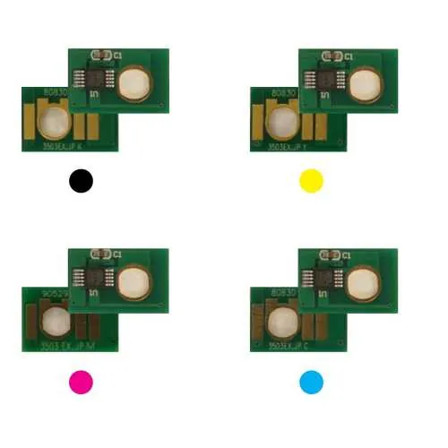 4x Toner Reset Chip Y/M/C/K für RICOH Aficio MP C2011 C2503 MP C2011 841925 ..28