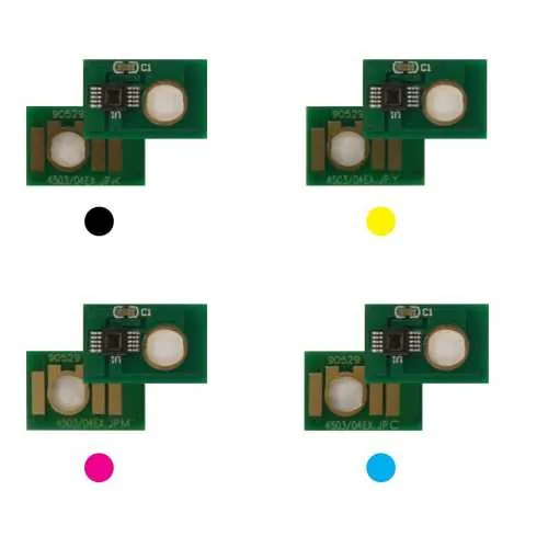 4x Toner Reset Chip Y/M/C/K für NRG MP C6003 RICOH Aficio MP C4503 C5503 C6003