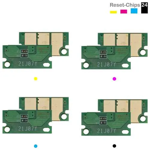 4x Toner Reset Chip Y/M/C/K für Konica Minolta Bizhub C3110