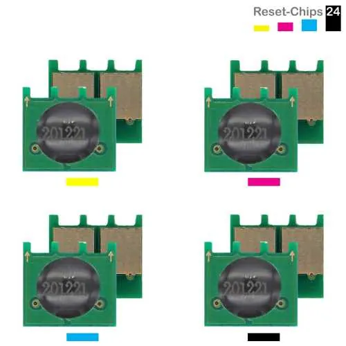 4x Toner Reset Chip Y/M/C/K für HP LaserJet Pro CM 1415 CM 1416 CM 1417 (128A)