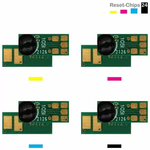 4x Toner Reset Chip Y/M/C/K für Canon i-SENSYS MF 635 MF 636 045