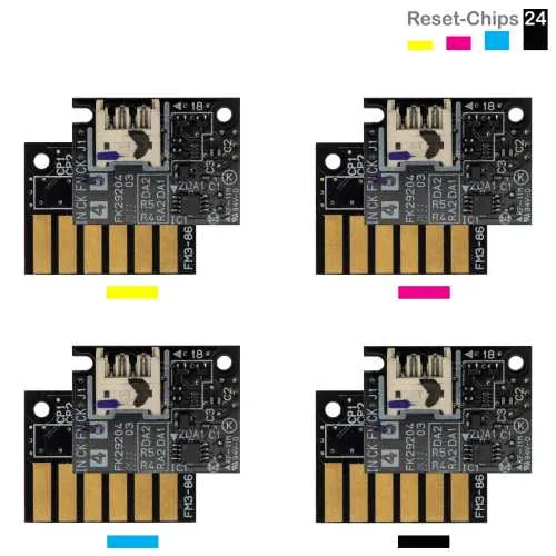 4x Trommel Reset Chip Y/M/C/K für Canon imageRUNNER Advance C350i C350P EXV47