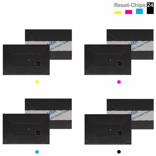 4x Toner Reset Chip Y/M/C/K für Kyocera FS-C 8100DN