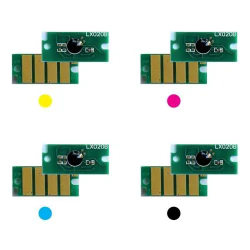 4x Toner Reset Chip Y/M/C/K für Xerox Phaser 6020 6022 106R02760 ..63 Ost Europa