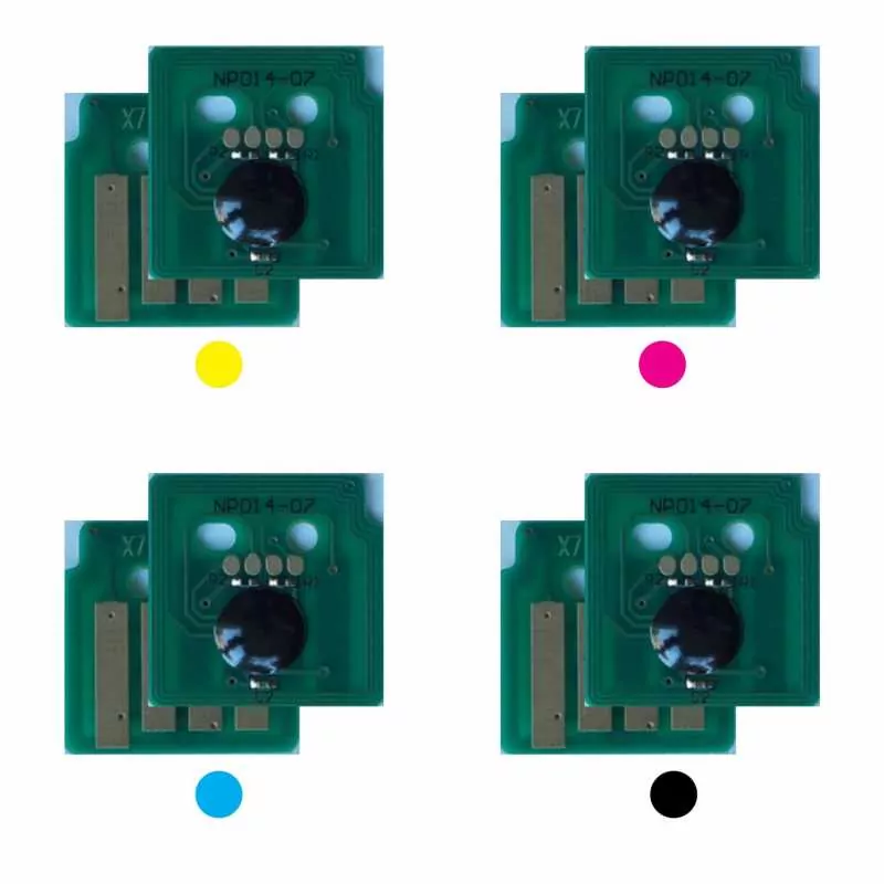 4x Toner Reset Chip Y/M/C/K für 106R02606 ..608 + ..612 Ost Europa