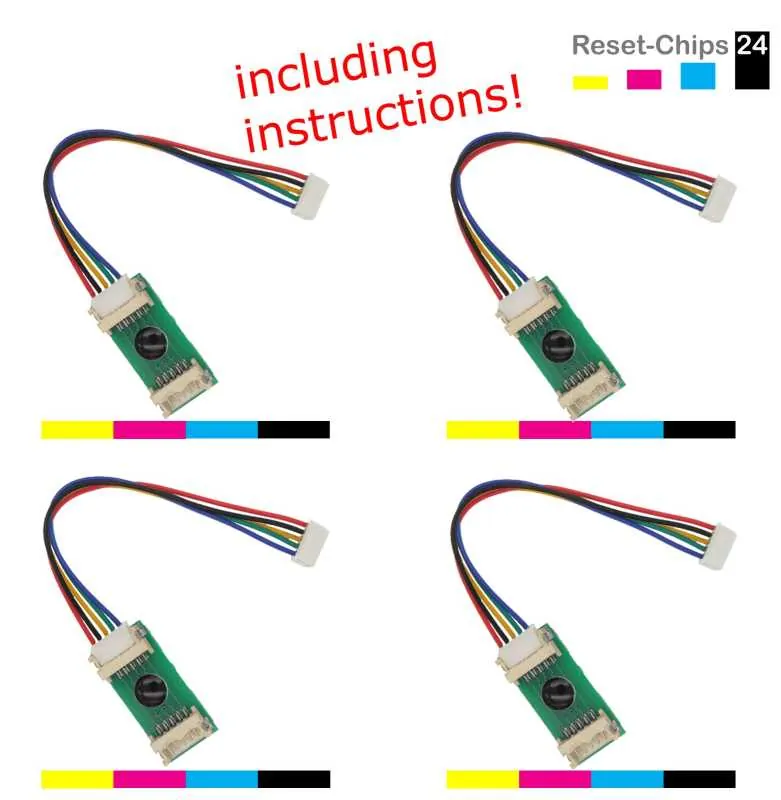 4x Trommel Reset Chip Y/M/C/K für Konica Minolta Bizhub C3350i C4050i IUP35