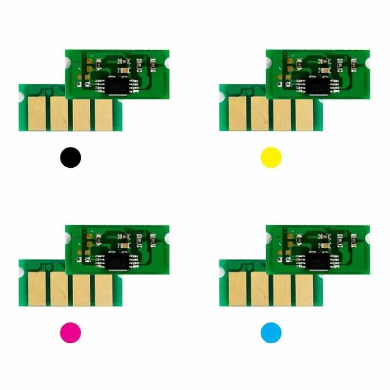 4x Toner Reset Chip Y/M/C/K für Gestetner C7425 Infotec Aficio SP C410 C411 C420