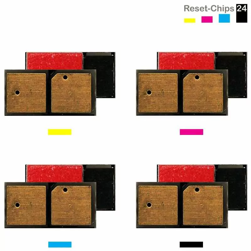 4x Toner Reset Chip Y/M/C/K für Canon imageRUNNER Advance C3500 C3520i EXV49