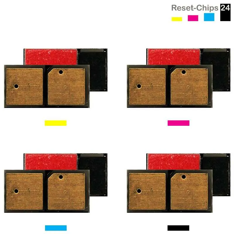 4x Toner Reset Chip Y/M/C/K für Canon imageRUNNER Advance C355P EXV47