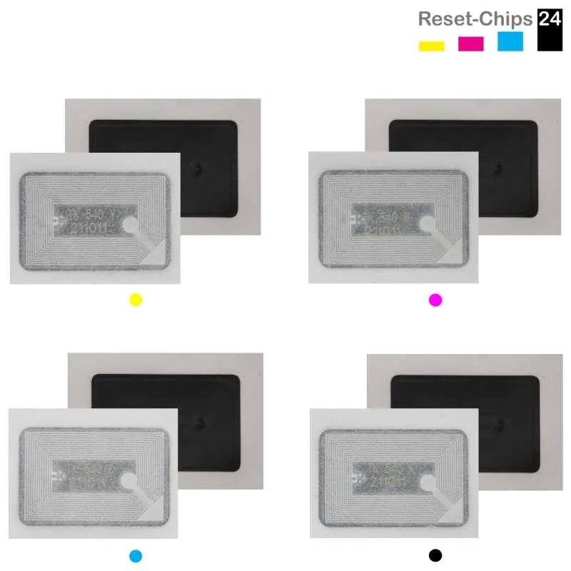 4x Toner Reset Chip Y/M/C/K für Kyocera FS-C 5100