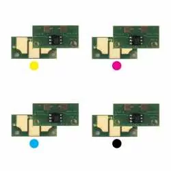 4x Toner Reset Chip Y/M/C/K für DEVELOP ineo+ 250 251