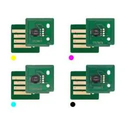 4x Toner Reset Chip Y/M/C/K für Xerox WorkCentre 7525 7530 7535 7545 7556 7825