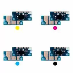 4x Toner Reset Chip Y/M/C/K für DEVELOP ineo+ 25