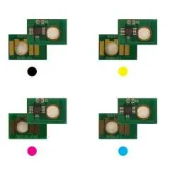 4x Toner Reset Chip Y/M/C/K für RICOH Aficio MP C3003 C3004 C3503 841817 ..20