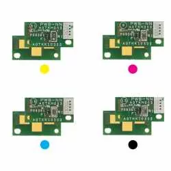 4x Toner Reset Chip Y/M/C/K für DEVELOP ineo+ 452 552 652