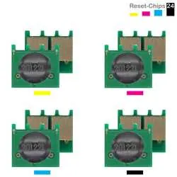 4x Toner Reset Chip Y/M/C/K für HP Color LaserJet Managed M 575 507A/507X