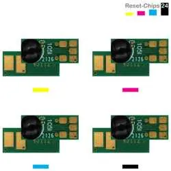 4x Toner Reset Chip Y/M/C/K für Canon LBP710 LBP712 i-SENSYS LBP710 LBP712 (040)