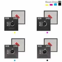 4x Toner Reset Chip Y/M/C/K für Kyocera TASKalfa 7052ci 7353ci 8052ci 8353ci